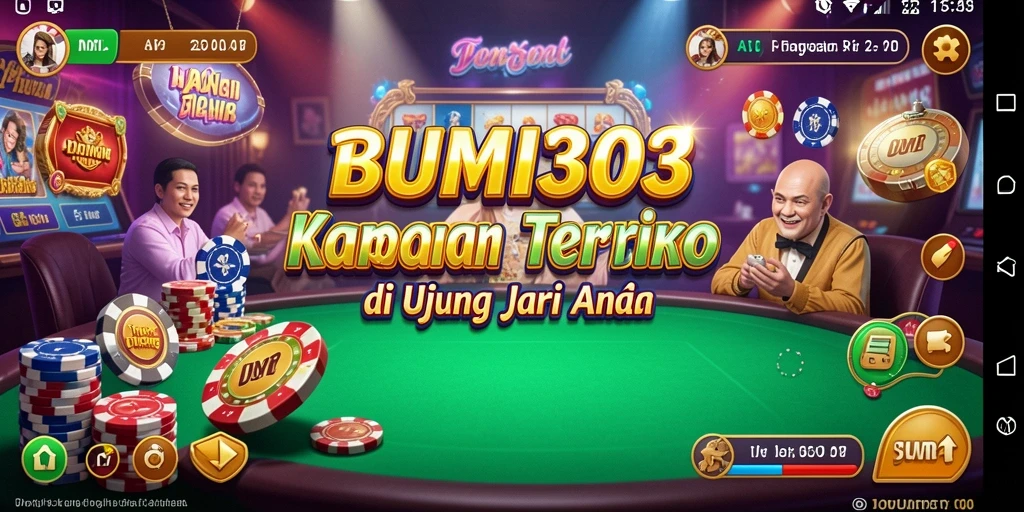 Screenshot BUMI303 menampilkan gameplay menarik dari permainan Kasino.