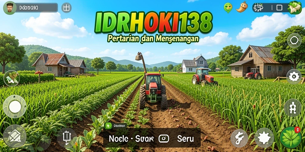 Tampilan menarik dalam permainan pertanian IDRHOKI138 yang penuh warna.