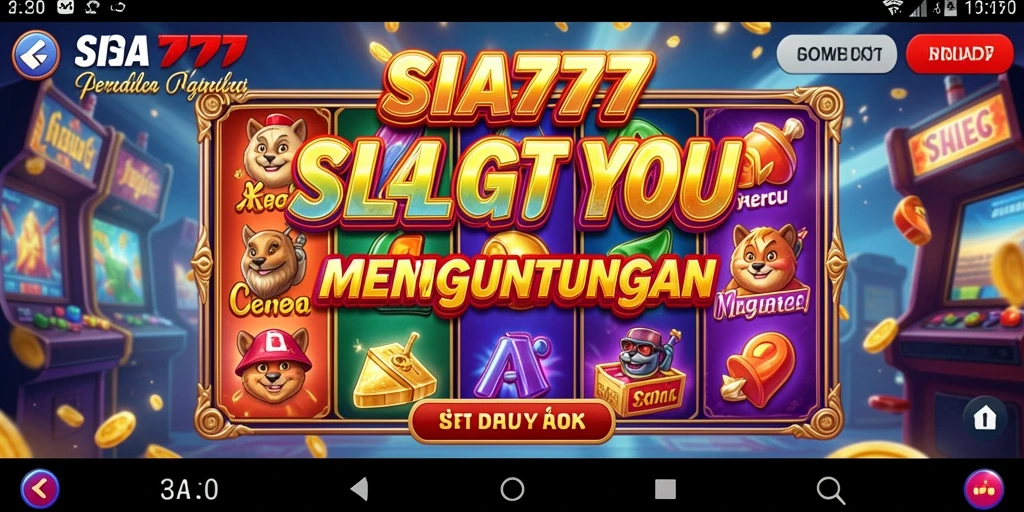 Tampilan gameplay SIA777 yang menarik dan dinamis.